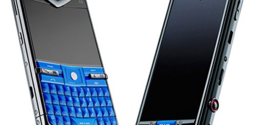 Constellation Blue luxury mobile smartphone by Vertu