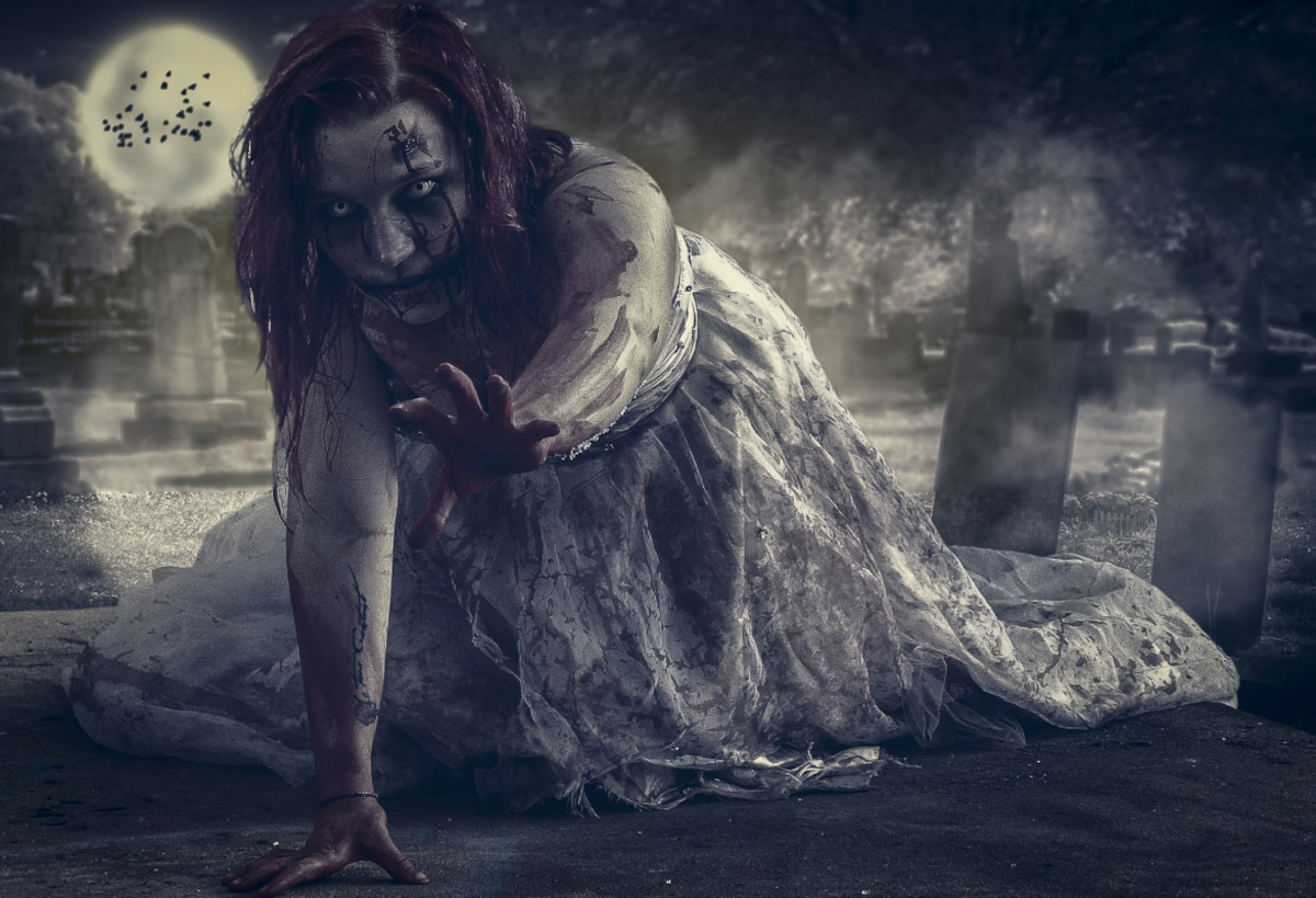 Haunted cemetery